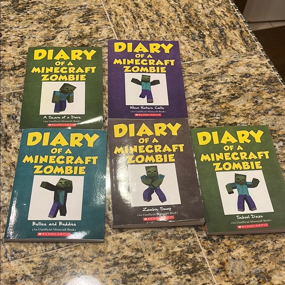 Diary of a Minecraft Zombie Book Set - Picture 3 of 10